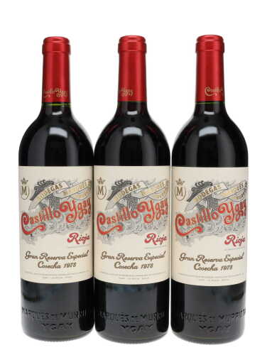 Rioja Gran Reserva Castillo Ygay Marques de Murrieta 1978