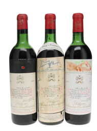 Mouton Rothschild 1961-1969 Vertical