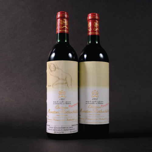 Mouton Rothschild 1990-1999 Vertical