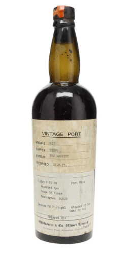 Croft W&J Lockett bottling 1917