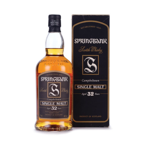 Springbank 32 Year Old Single Malt Scotch