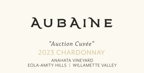 Aubaine 2023 Chardonnay "Auction Cuvee"