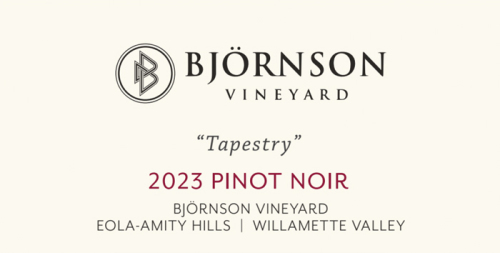 Bj&ouml;rnson Vineyard 2023 Pinot Noir "Tapestry"