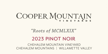 Cooper Mountain Vineyards 2023 Pinot Noir "Roots of MCMLXIX"