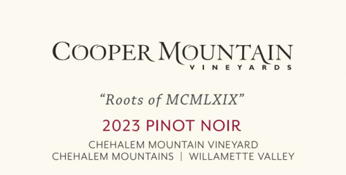Cooper Mountain Vineyards 2023 Pinot Noir "Roots of MCMLXIX"