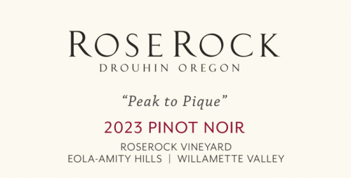 Drouhin Oregon Roserock 2023 Pinot Noir "Peak to Pique"
