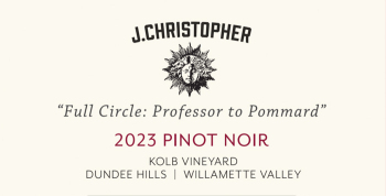 J. Christopher Wines 2023 Pinot Noir "Full Circle: Professor to Pommard"