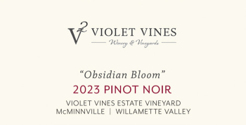 Violet Vines 2023 Pinot Noir "Obsidian Bloom"