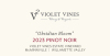 Violet Vines 2023 Pinot Noir "Obsidian Bloom"
