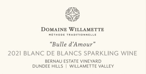 Domaine Willamette 2021 Blanc De Blancs "Bulle d'Amour"