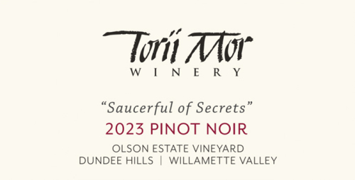 Torii Mor Winery 2023 Pinot Noir "Saucerful of Secrets"