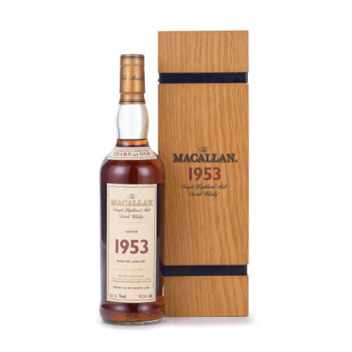 Macallan Fine and Rare 49 Year Old Single Malt Scotch 1953