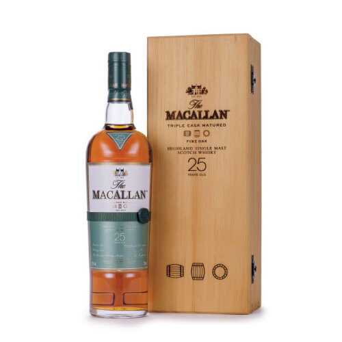 Macallan Fine Oak 25 Year Old Single Malt Scotch
