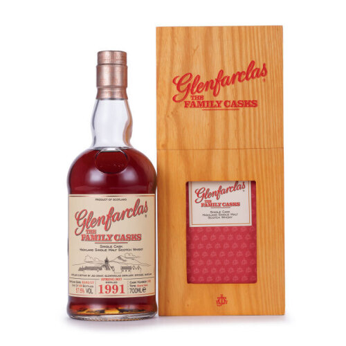Glenfarclas The Family Casks Cask 163 Single Malt Scotch 1991 Bottled 2017