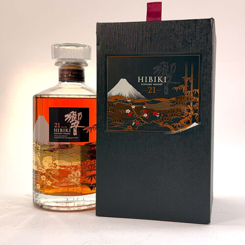 Suntory Hibiki Mt Fuji 21 Year Old Malt & Grain