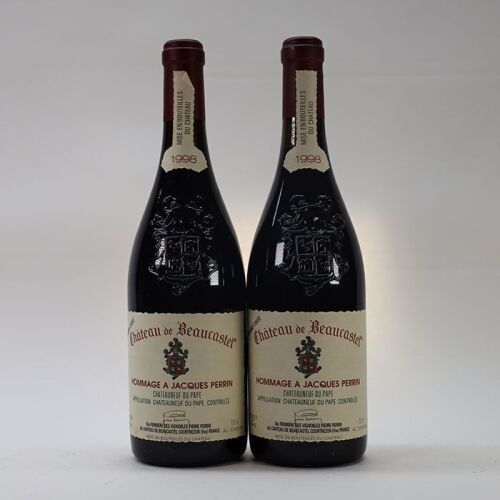 Chateauneuf du Pape Hommage a Jacques Perrin Chateau Beaucastel 1998