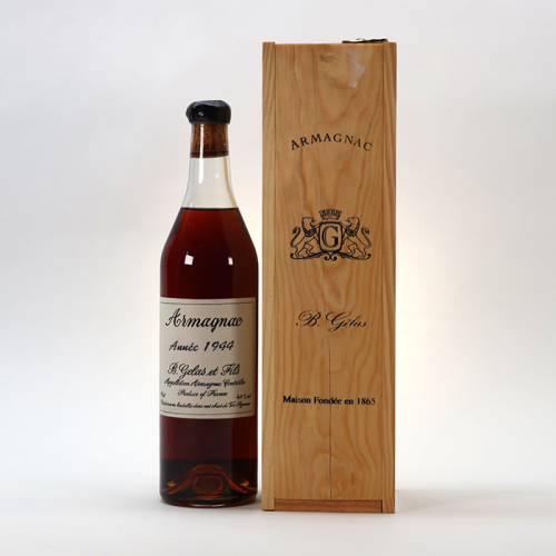Armagnac B. Gelas and Fils 1944