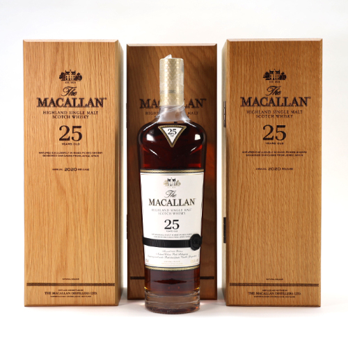 Macallan 25 Year Sherry Oak Single Malt Scotch 2020 Release