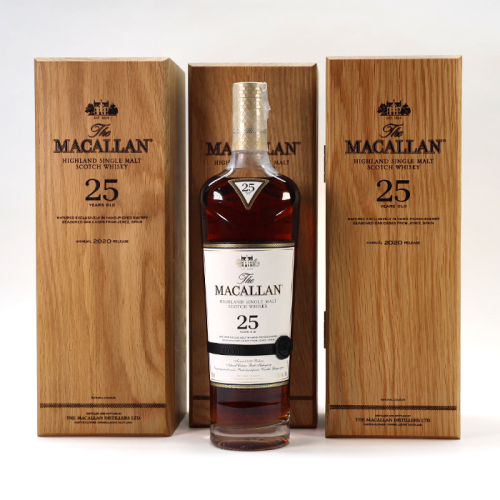 Macallan 25 Year Sherry Oak Single Malt Scotch 2020 Release