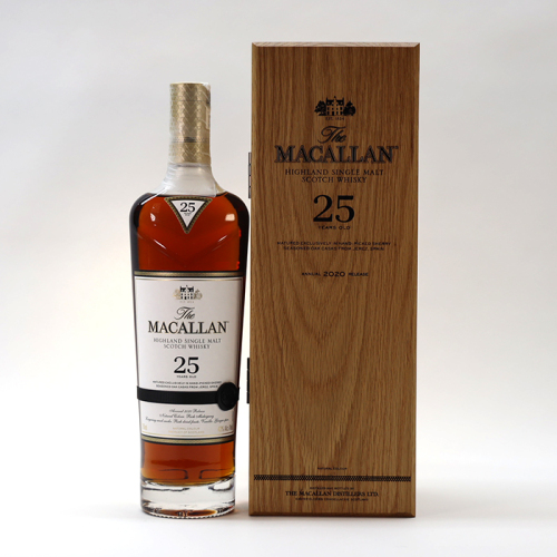 Macallan 25 Year Sherry Oak Single Malt Scotch 2020 Release