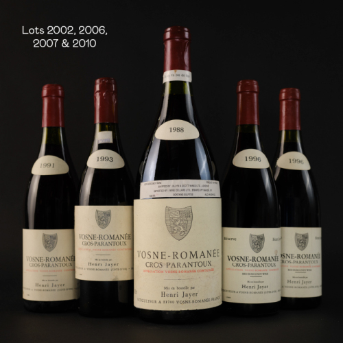Vosne Romanee Cros Parantoux Henri Jayer 1988