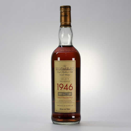 Macallan Select Reserve 52 Year Old Single Malt 1946