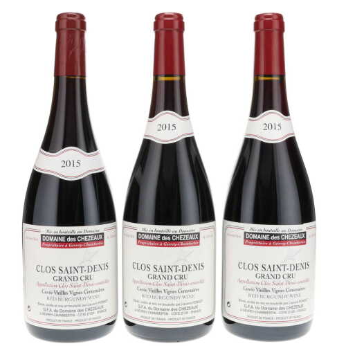 Clos St Denis Vieilles Vignes Centenaire Domaine des Chezeaux Ponsot 2015