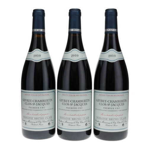 Gevrey Chambertin Clos St Jacques Bruno Clair 2010
