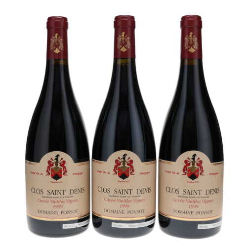 Clos St Denis Vieilles Vignes Domaine Ponsot 1999