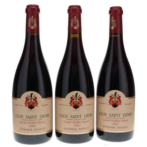 Clos St Denis Vieilles Vignes Domaine Ponsot 2002